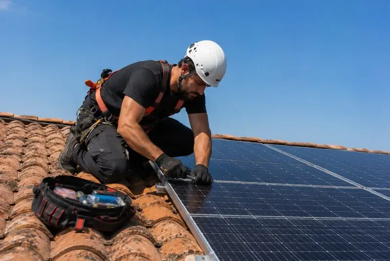 Maintenance et monitoring de panneaux solaires à Brède