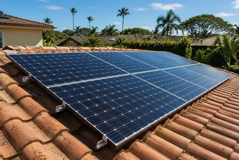 Installation de panneaux solaires à Brède